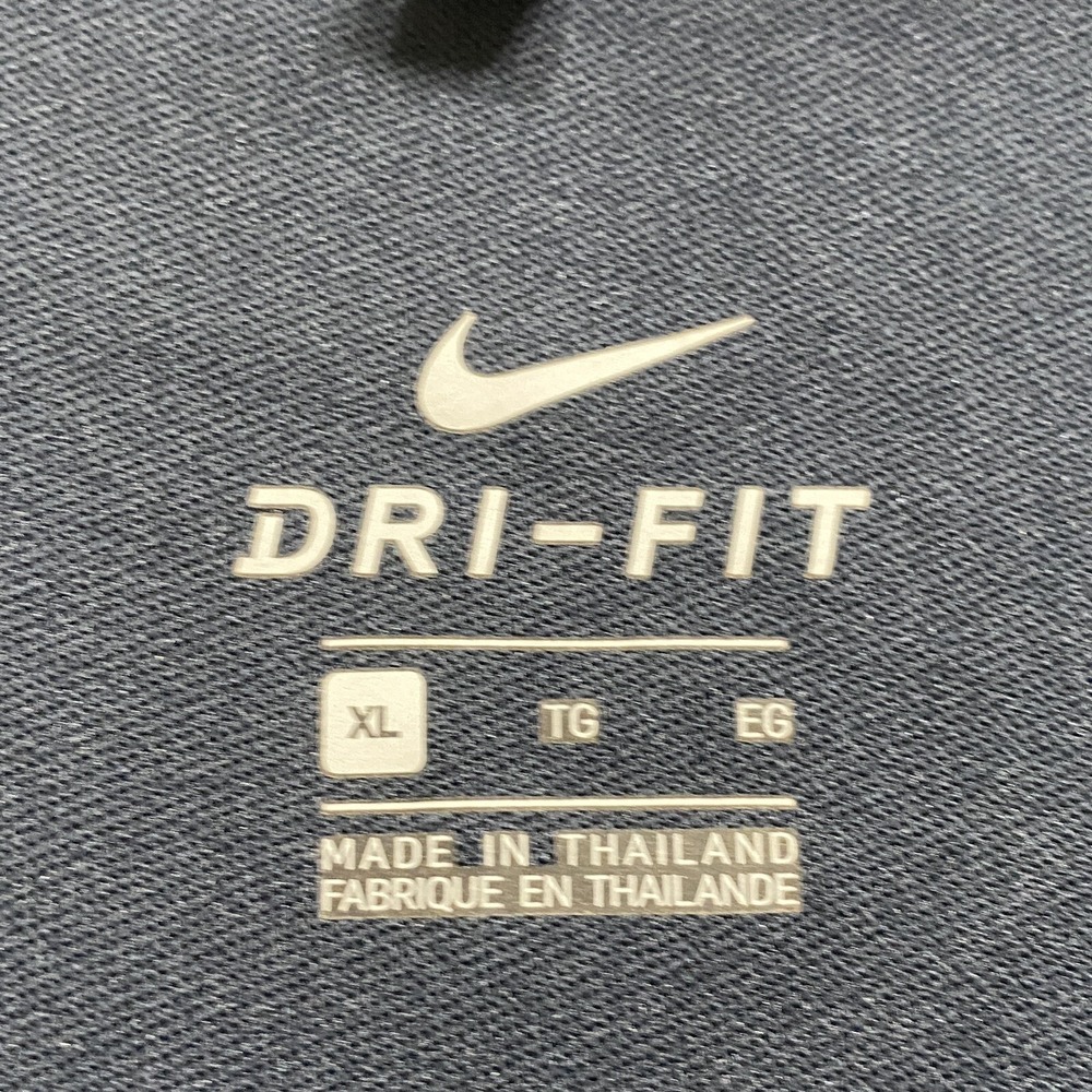 Nike Dri-Fit Crown Automotive Men's Sweatshirt Size XL Blue Long Sleeve 746102 - Picture 3 of 12
